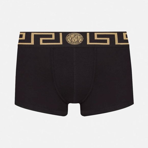 Versace Other - Versace Greca Waistband Low-Rise Trunks Size 3 - XS - 26"-28" Waist